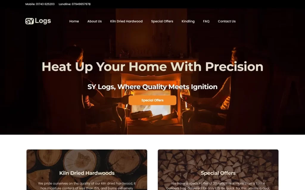 SY Logs website